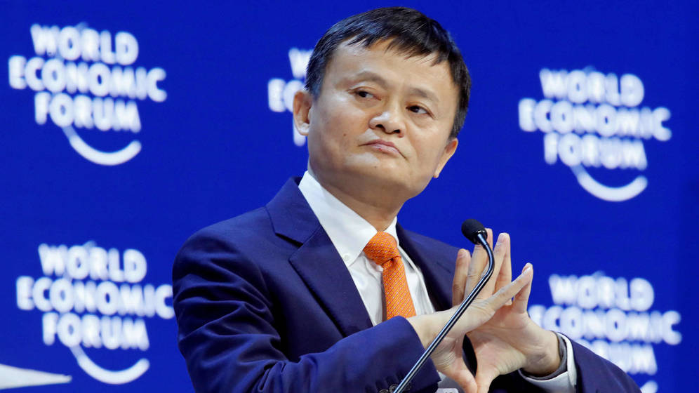 Jack Ma en el foro económico mundial